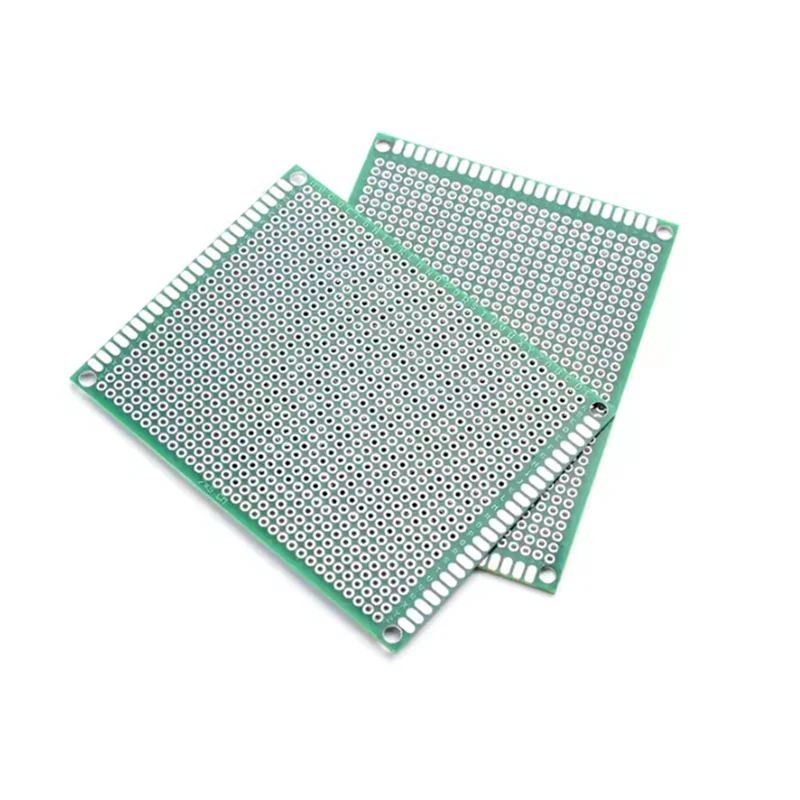 6x8CM PCB circuit board double-sided tin spray green oil fiberglass FR4 experimental board universal board 4x6CM