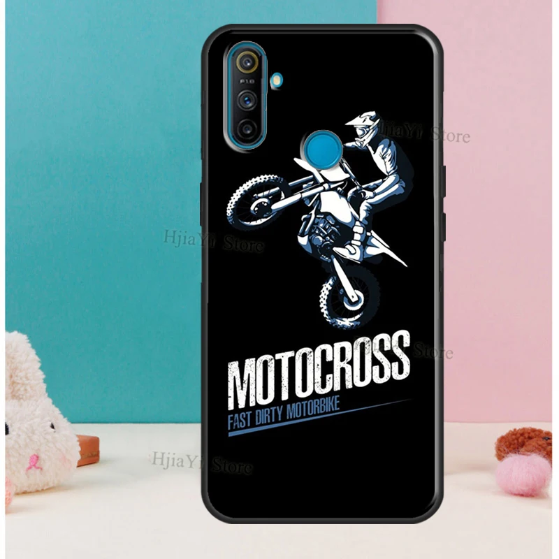 Moto Bike Motocross Weiche Für OnePlus 8T 7T Nord 7 8 Pro Fall Für OPPO Realme GT 6 7X2X7 Pro XT C15 C11 C3 Abdeckung