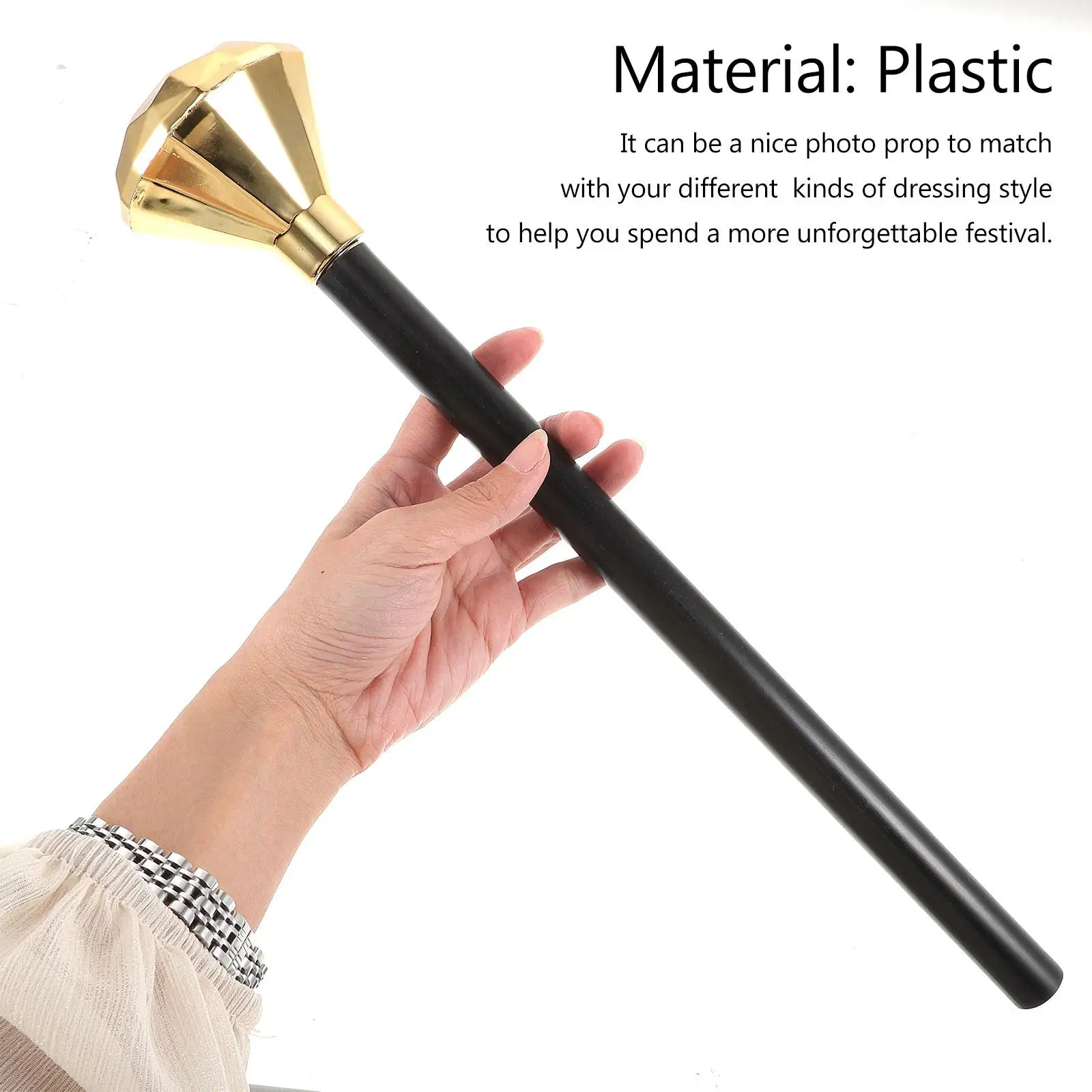 Plastic Toy Toy Halloween Costume Prop Halloween Costume Prop Kids Scepter Diamond Scepter Pillar