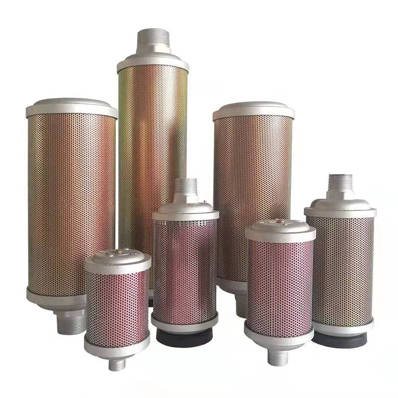High-Quality Exhaust Noise Reduction Filter for Air Compressors