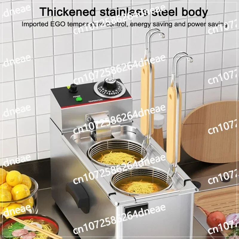 Electric Boiling Noodle Stove Commercial Stainless Steel Double-ended Noodle Cooking Machine Soup Powder Stove Spicy Hot