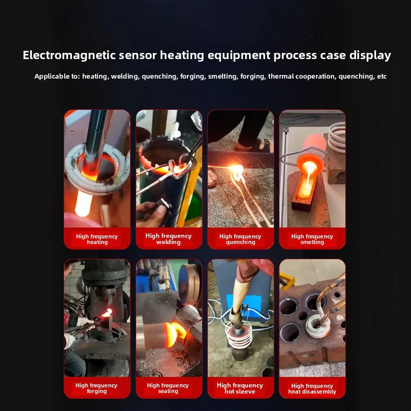 Ручной мобильный сварочный аппарат для предварительного нагрева, закалки и отпадения, высокочастотное индукционное нагревательное оборудование для пайки металла