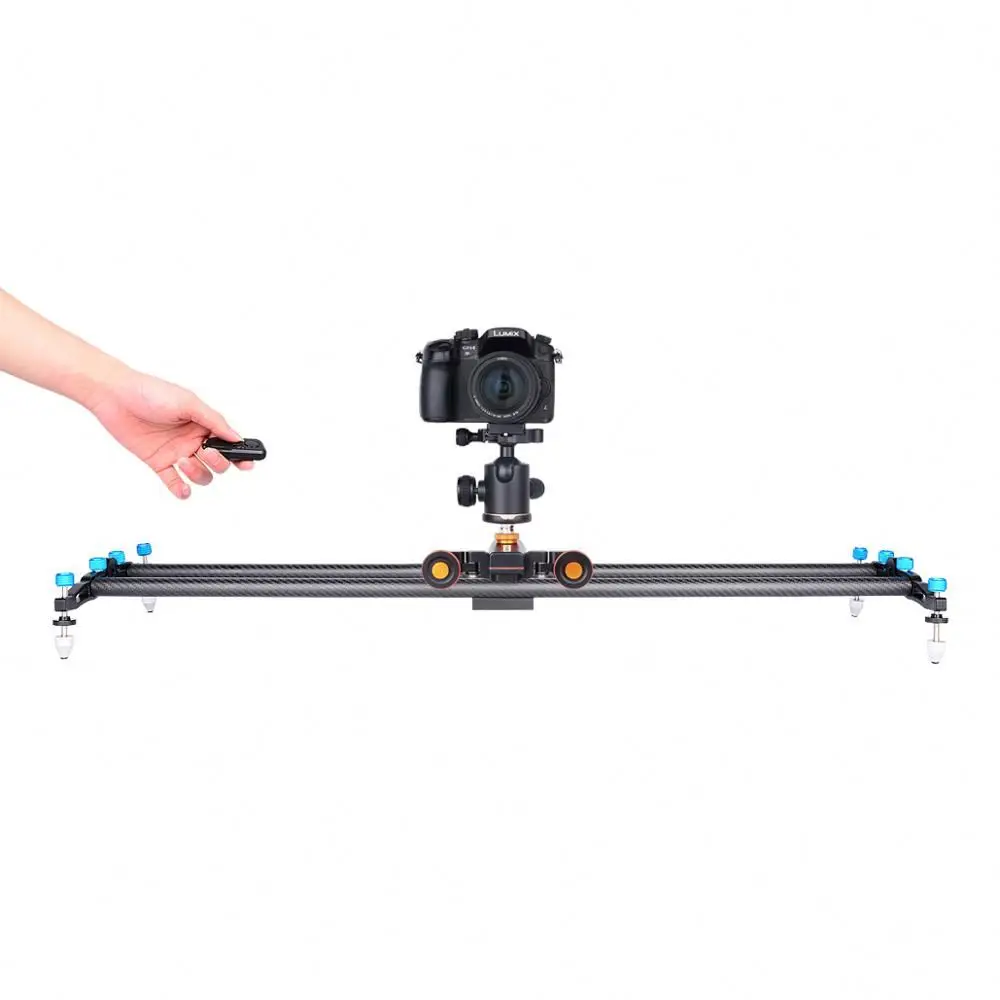Autocdolly L4X motorizzato Electrico Track Rail Slider Dolly Car con telecomando velocità regolabile per video telefono DSLR