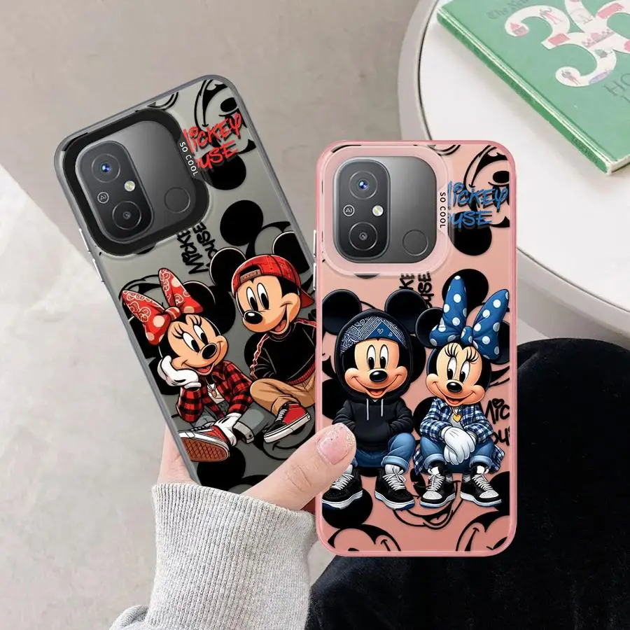 Disney Mickey Minnie Mouse Cool Phone Case for Xiaomi Redmi 12 12C 13C 13 A2+ A3 A1 Plus A3x Poco X3 NFC C50 C51 C61 X3Pro Cover