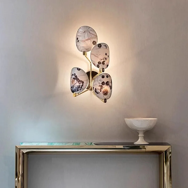 AiPaiTe Full Copper French Living Room Pendant Light for Bedroom, Dining Room Home Decor Wall Sconce.LED Full Spectrum