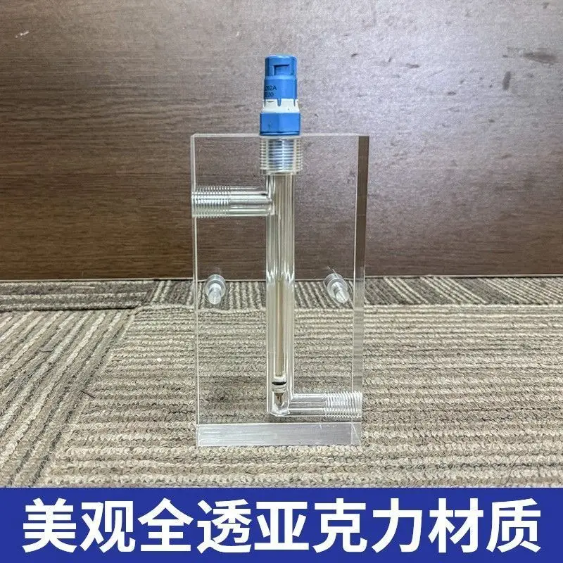 

High Transparency Acrylic Flow Cell PH Electrode Sensor Plug-in Flow Cell Water Quality Testing