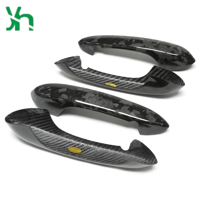 G30ドライカーボン製ドアハンドルカバーは、BMW X2、X3、X4、X5、X6、X7gシリーズの車両外装装飾保護アクセサリーに適しています。