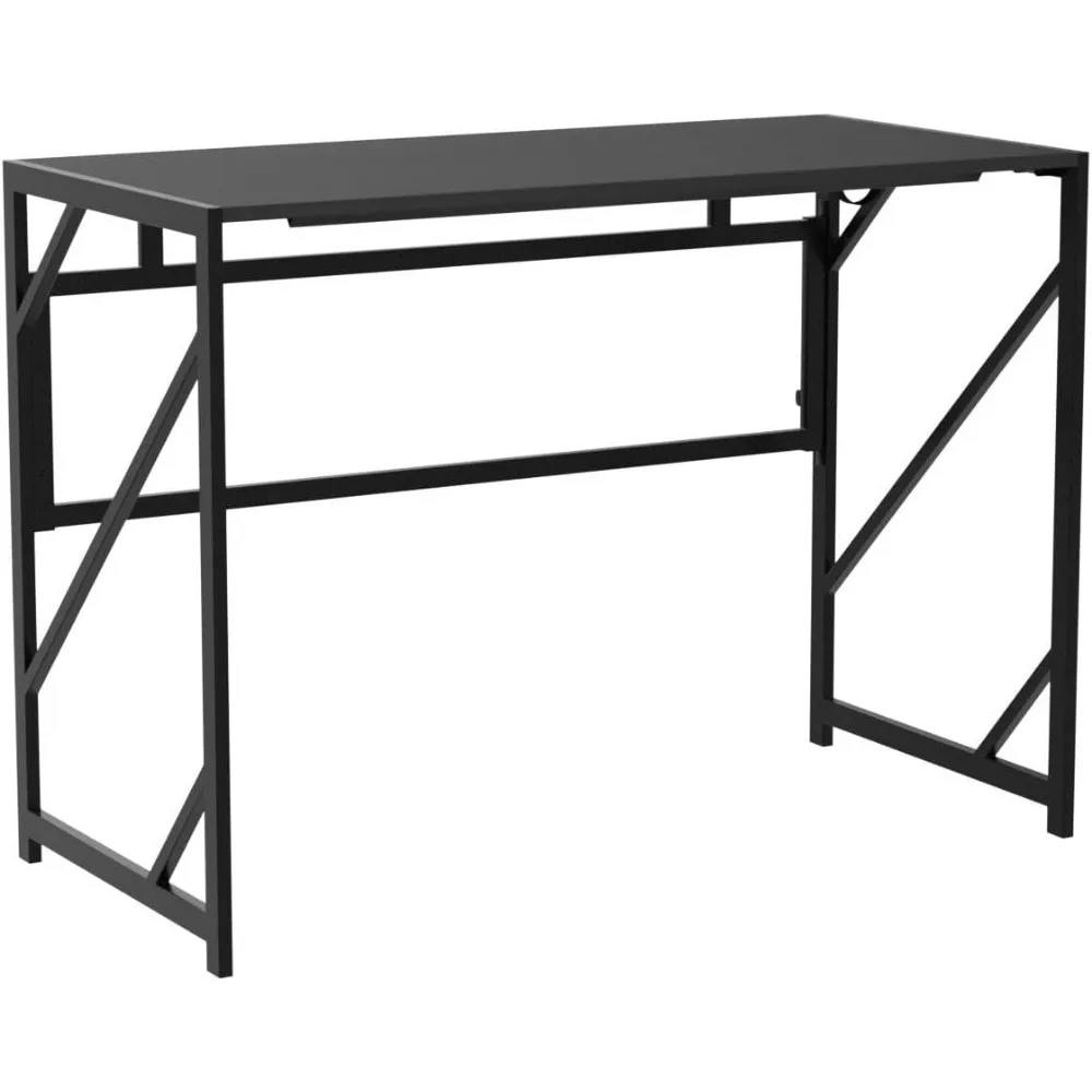 Dobrável Dobrável Mesa de Computador, Nenhuma Montagem Necessária, Dobrável, Casa, Escritório, Estudo, Escrita, Jogos, Mesa para Pequenos, 40"