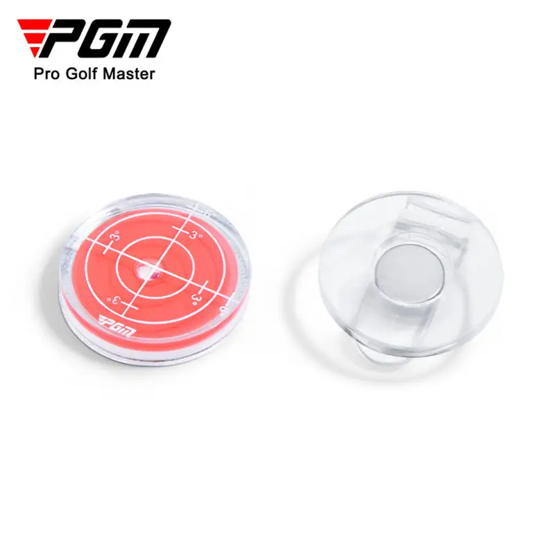 PGM Golf Level Function Marks Magnetic Cap Clip Golf Ball Marker Red and Blue MK011