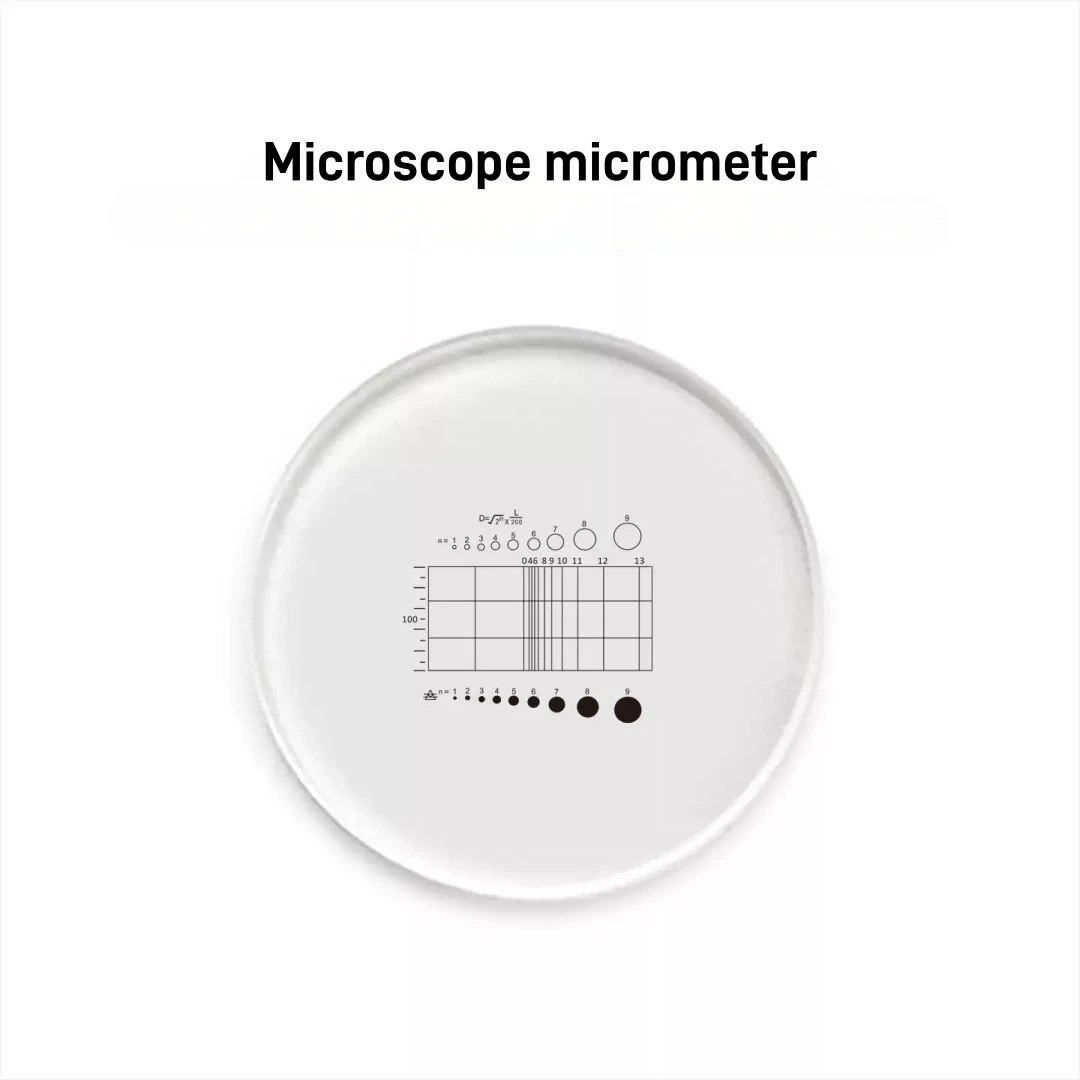 Dia19-25mm Microscope Eyepiece Stage Micrometer Grid Reticle Graticule Objective Area Measurement Scale Calibration Measure