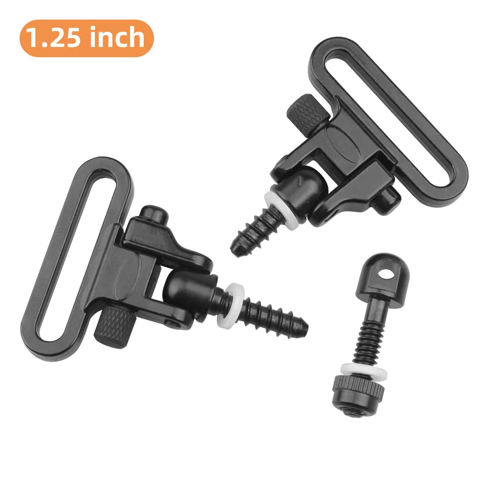 Adattatore per montaggio girevole con imbracatura QD tattico da 1,25 pollici Stacco rapido Clip girevoli per imbracatura da 300 libbre Accessori per pistola giocattolo