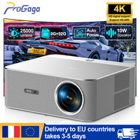 PROGAGA PG610W Native 1080P Projector 4K Android WiFi 2G 32G PG610 Proyector Home Theater Video Meeting Game Portable Projetor
