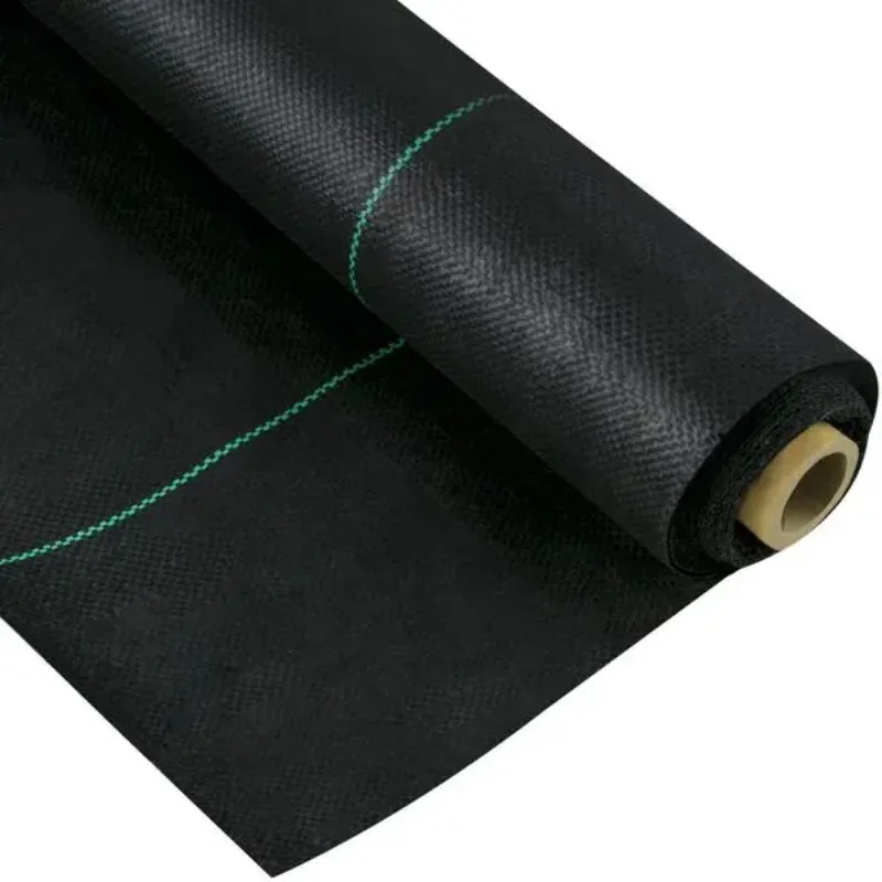 

VEVOR 3FTx50FT Premium Weed Barrier Fabric Heavy Duty 5OZ, Woven Weed Control Fabric, High Permeability Good for Flower Bed, Geo