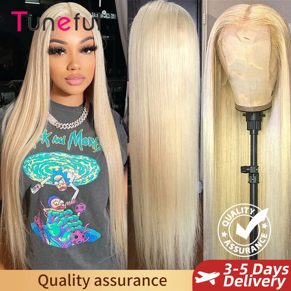 13x6 HD Transparent 613 Blonde Spitze Frontal Echthaar Perücken 613 Bob Perücke Brasilianische Knochen Gerade 13x4 Spitze Front Echthaar Perücken