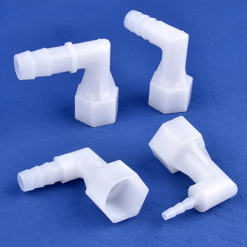 5~200 Pcs 1/2\'\' Female Thread Pagoda Elbow Connectors 4~25mm Garden Irrigation L-shaped Water Pipe Joint Fish Tank Hose Adapter