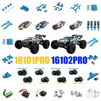 16101 PRO 16102 PRO tuning SCY RC Automotive Aluminum Blue Upgraded Parts Car Shell Shocks Bearing Housing Strut  Screw Set Tire