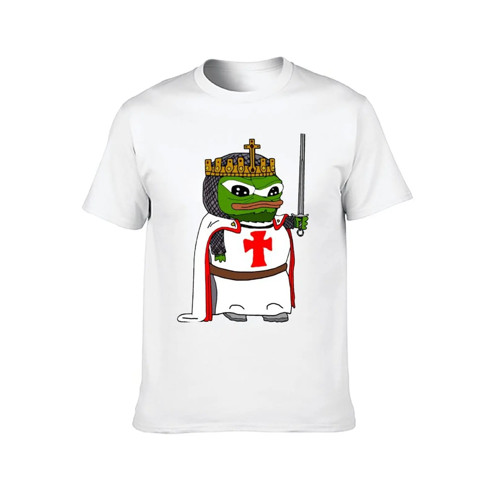 Pepe Knight's Templar Apu T-Shirt cotton t shirt man t shirt man cotton T-Shirt