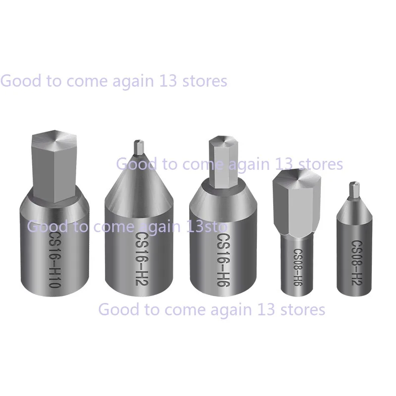 Punching Tool Rotary Broach Hexagon Cutting Head Hex Bolts Socket Screw Six Lobe CNC Square Tool Fastener 8mm 16mm Carbide HSS