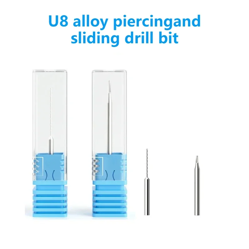 2Pcs Slip Thread Screw Extractor U8 Alloy Drill Bit Stripped Screw Remover for Cell Phone Notebook Repair Tools