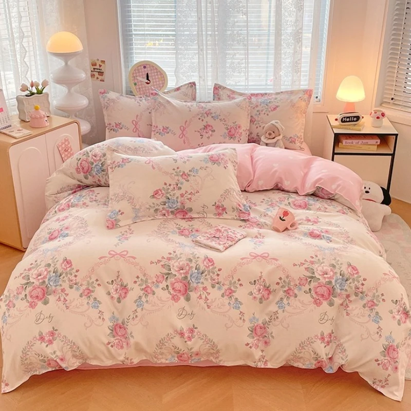 

2026 New Skin-friendly Matte Printed Single Quilt Cover Spring and Summer Breathable Duvet Cover Without Pillowcase