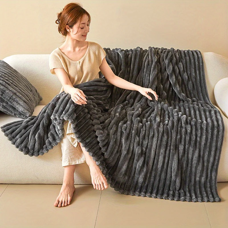 Bohemian Fuzzy Blanket Suitable for - Cozy Throw - Super Soft Thick Bedspread with Warm Multicolor Geometric Patterns, Machine Washable Bedding for Couch, Bed, Dorm - Thick Warm Suitable for Home Gift for &