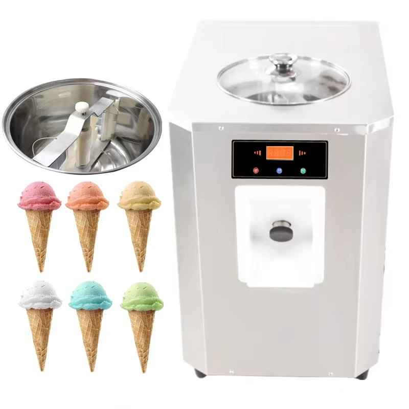 Industrial Hard Ice Cream Making  Commercial Gelato Batch Freezer and Ice Ball Forming Equipment