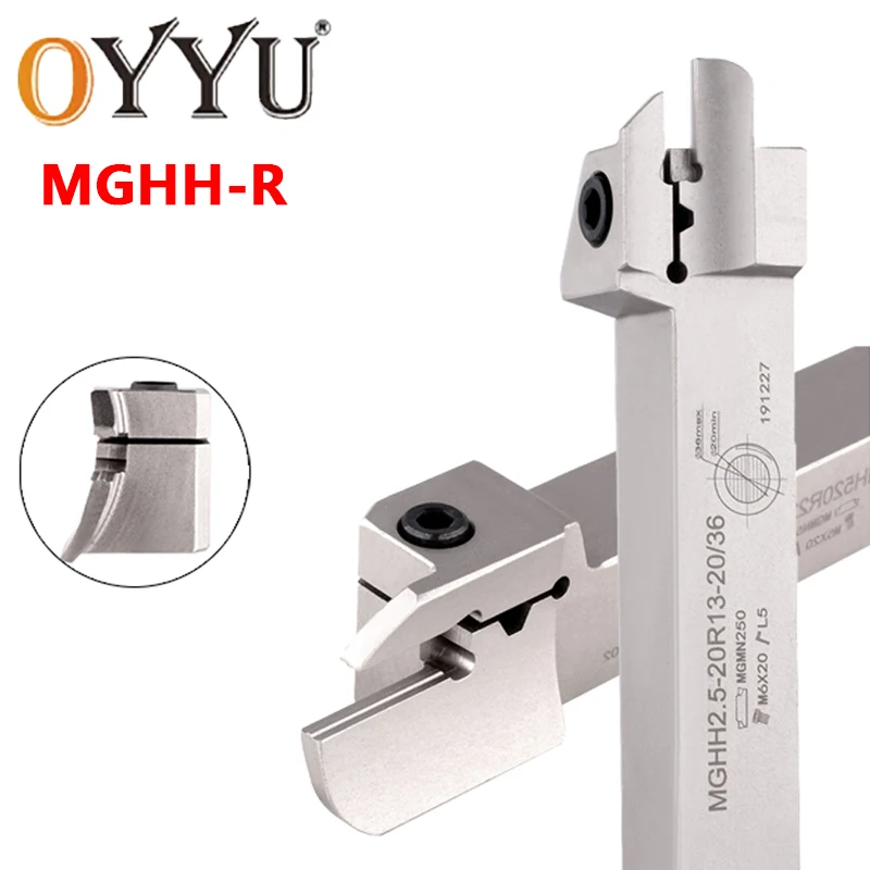 MGHH320 MGHH420 MGHH325 MGHH420R MGHH320R17 MGHH Plane Circular End Groove Cutter Bar White Lathe Tool Holder Use MGMN Inserts