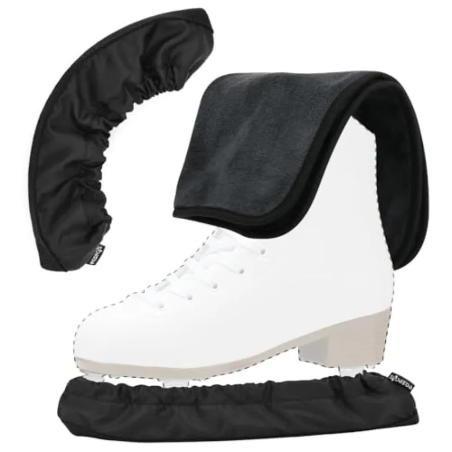 

Пара защитных чехлов для лезвий коньков с полотенцем для протирки, защита для лезвий хоккейных клюшек с износостойким дном