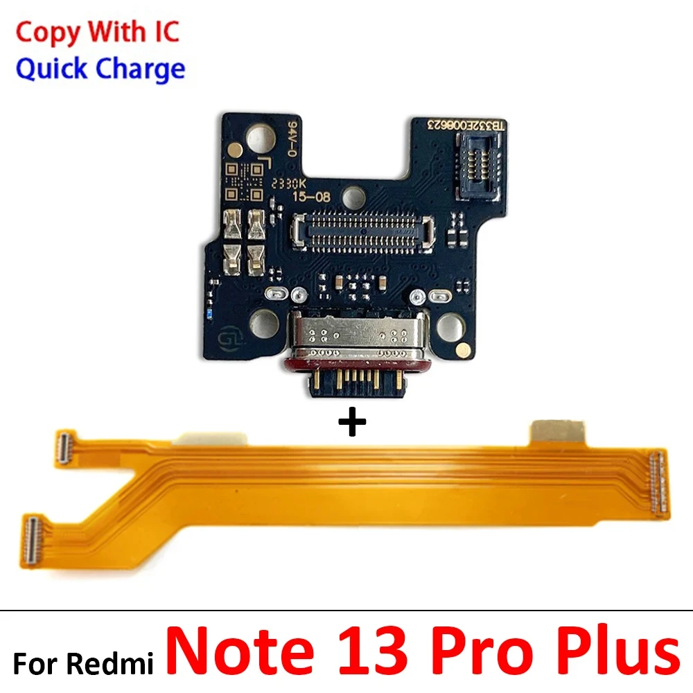 New USB Charger Charging Board Dock Port Connector Main Flex Cable For Xiaomi Redmi Note 10 10s 11 11s 12 12s 13 Pro Plus 4G 5G