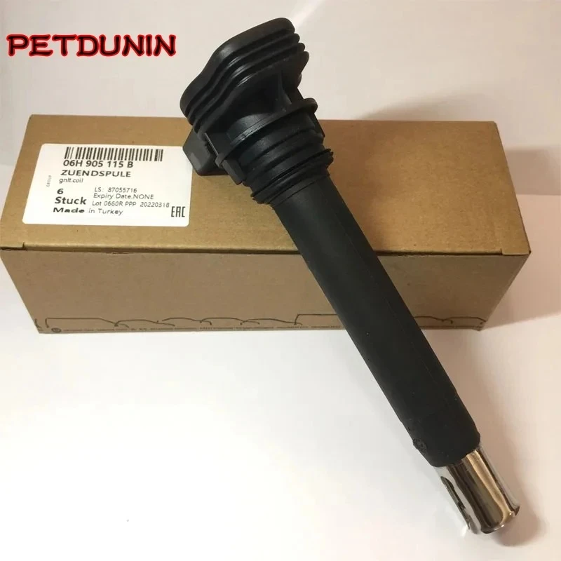 

1/4Pcs Ignition Coil 06H905115 0221604115 06H905115A 06H905115B 07K905715C 07K905715F For Audii A3 Volkswage-n CC
