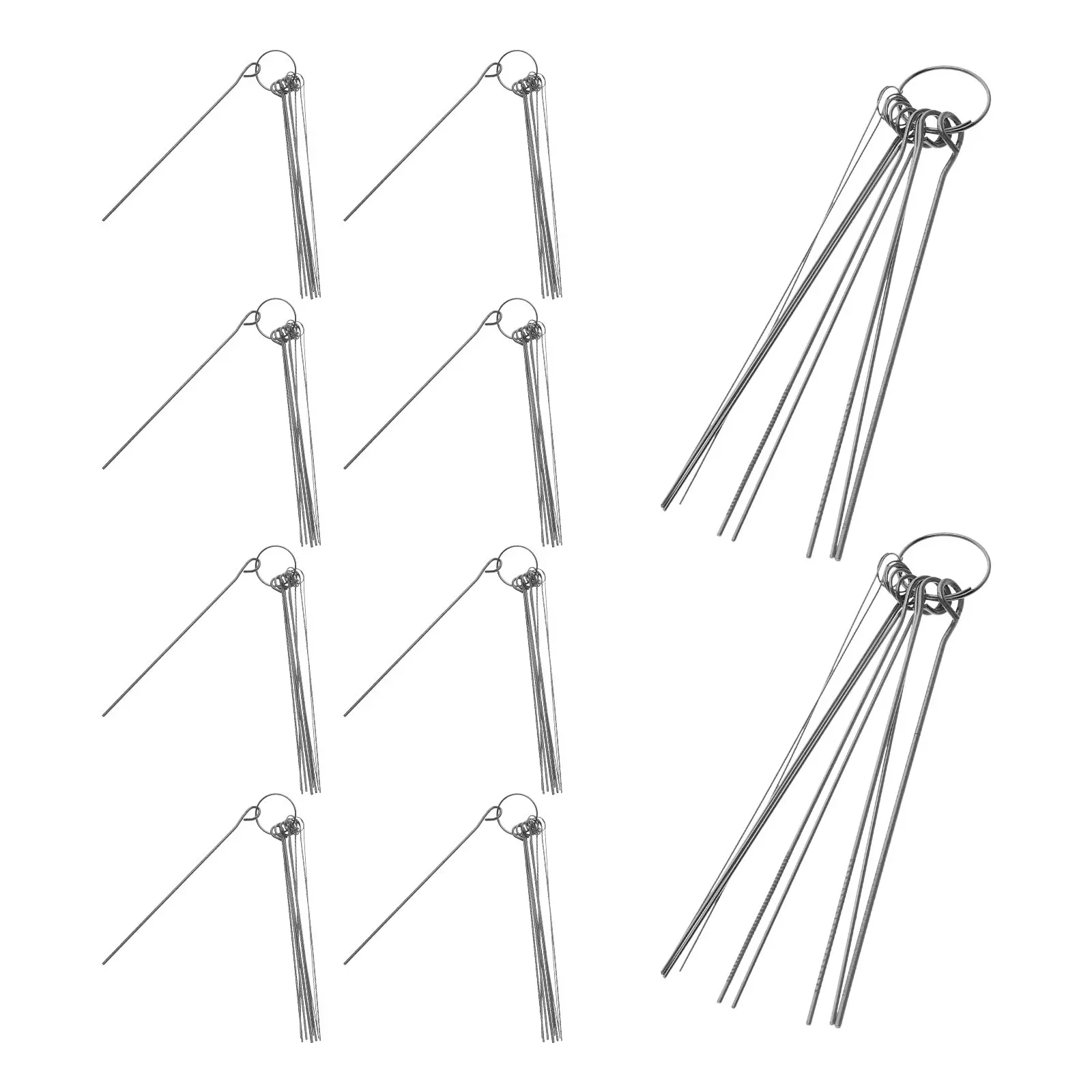 10Set Welding Torch Tip Cleaner Kit  Carburetor Airbrush Nozzle Cleaning Needles Multi purpose Repair Cleaning Tools for Welding