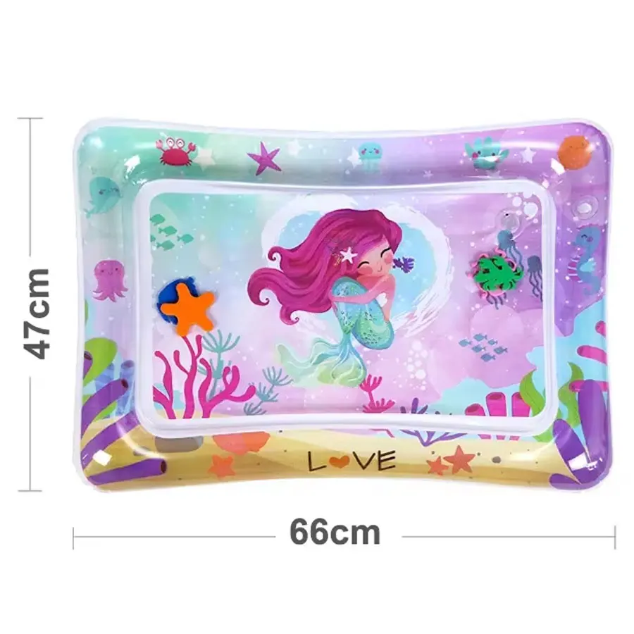 Baby Water Mat Inflatable Water Carpet Toddler Play Cushion Crawling Water Pad PVC Kids Early Education Activity Toys Gift