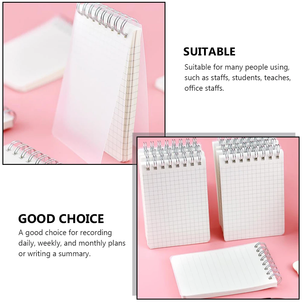 

6pcs Notebook PP Paper Writing Book Students Stationery Portable Schedule Schedule Handbook Handbook