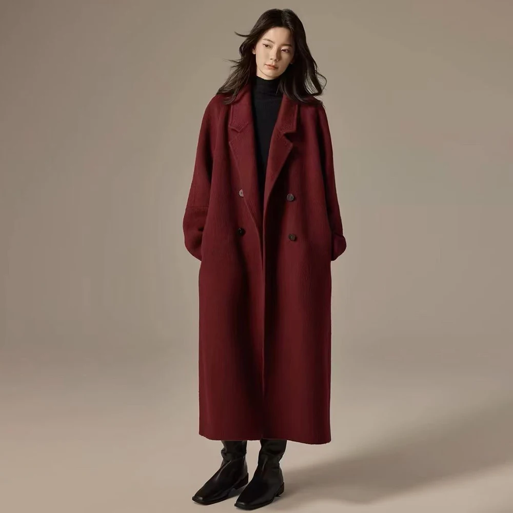 Long Woolen Coat Women's Suit Blazer Women Long Jacket Dress for Wedding Cocktail Prom Party Outfits Customize