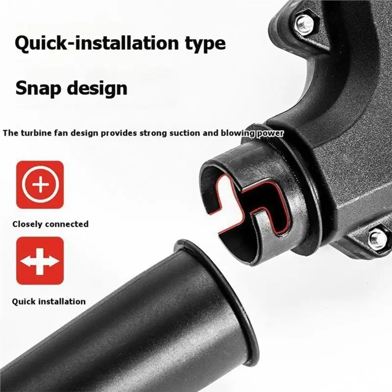 DTA4-Strong Wind Power Angle Grinder To Blower Conversion, Angle Grinder Modified For Vacuum Cleaner Blowing Suction