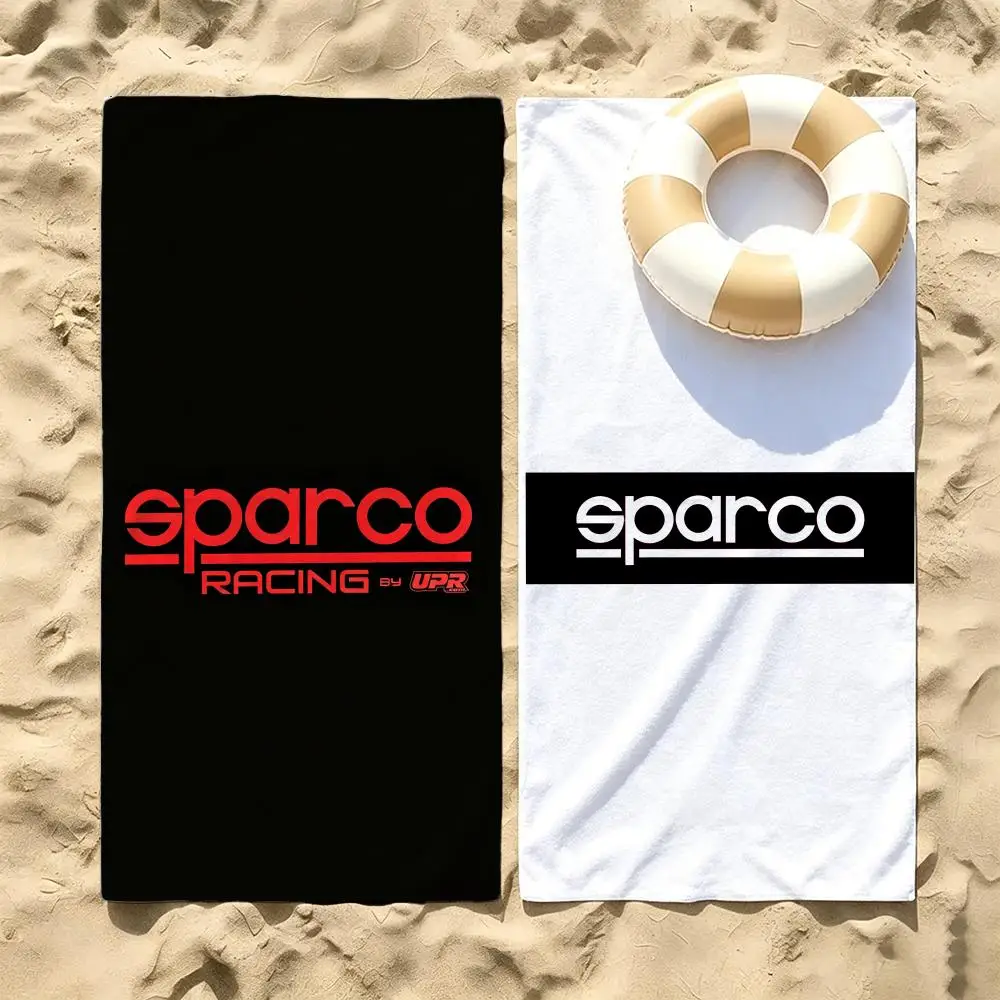 Brand Sparco Towel Microfiber beach towel, quick-dry, sand-free, ultra-fine fiber, super soft.
