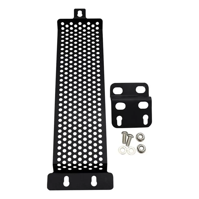 A30P-Oil Cooler Cover For Motorcycle Engine Guard Bash Skid Plate For Bonneville SE T100 Thruxton Scrambler 900 Steve Mcqueen