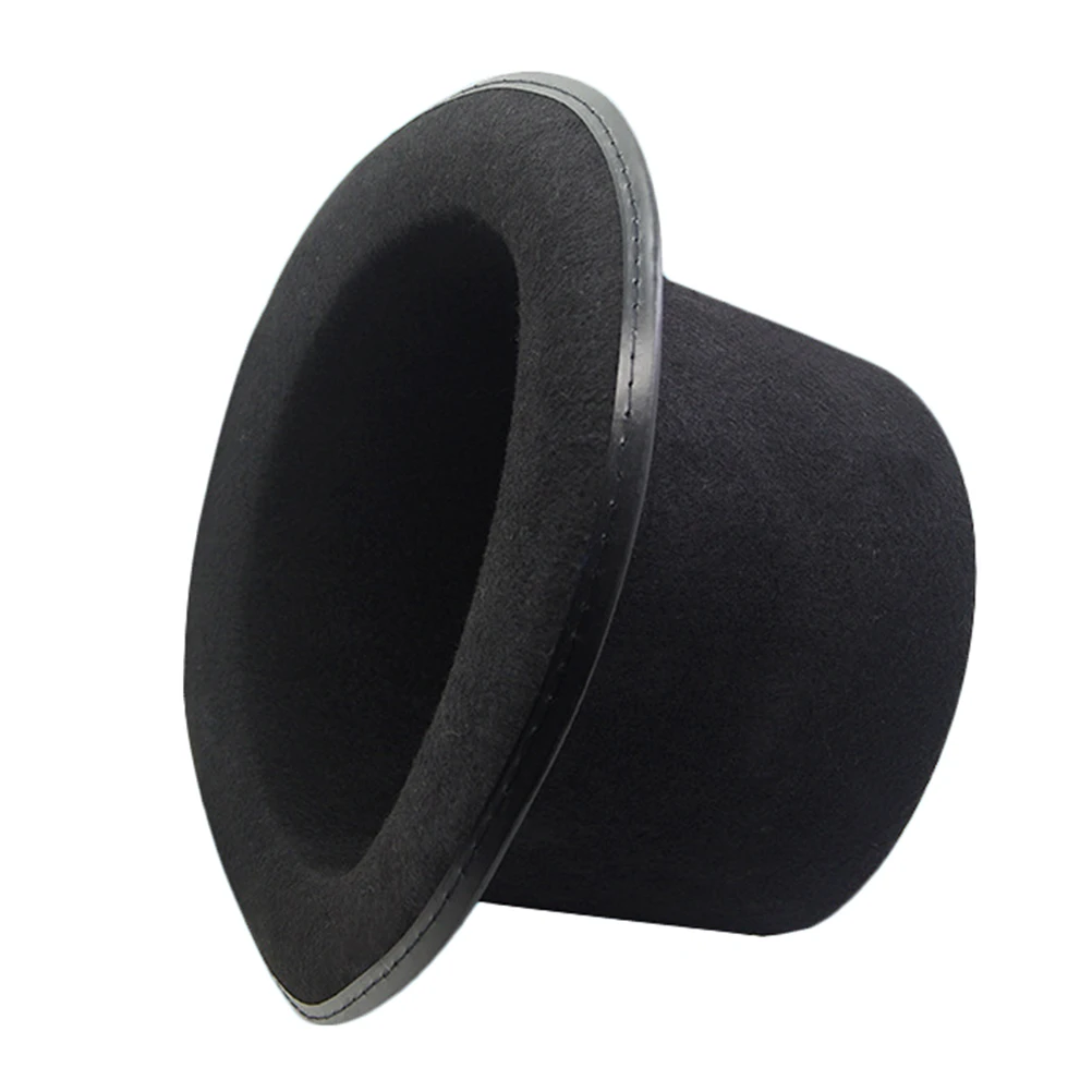 

2pcs Magician Costume Black Felt For Size Party Accessory Halloween Carnival Dress Up Outfit Novelty Gift Funny Party