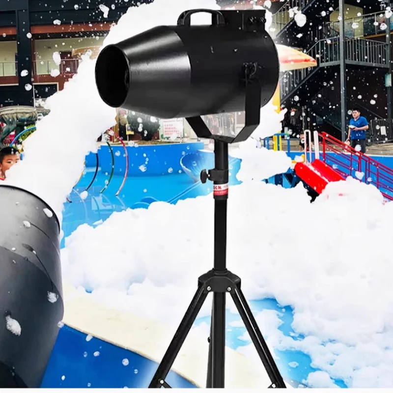 

High Power Jet Foam Party Foam Machine 1000W Bubble Foam jt Machine For Party Kids Outdoor Swimming Pool Yellow Black