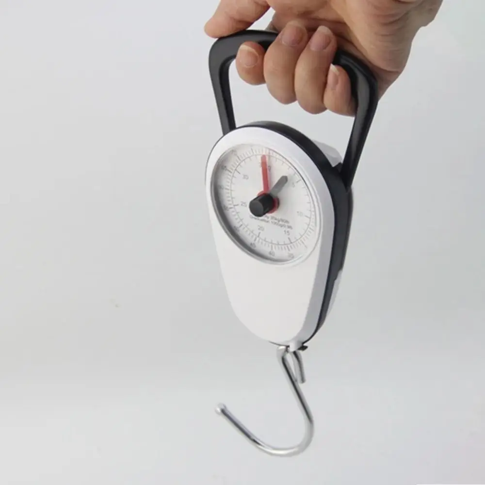 

Portable Electronic Luggage Scale Compact with Tape Measure Luggage Hanging Scale Random Color High Precision Mini Hand Scale