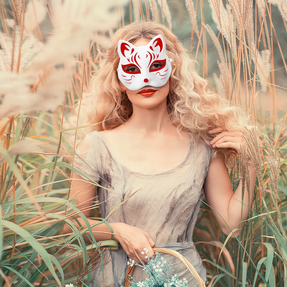 

9Pcs DIY White Paper Masks Blank Masquerade Masks Unpainted for Cosplay Halloween Costume Party DIY Paper Mask