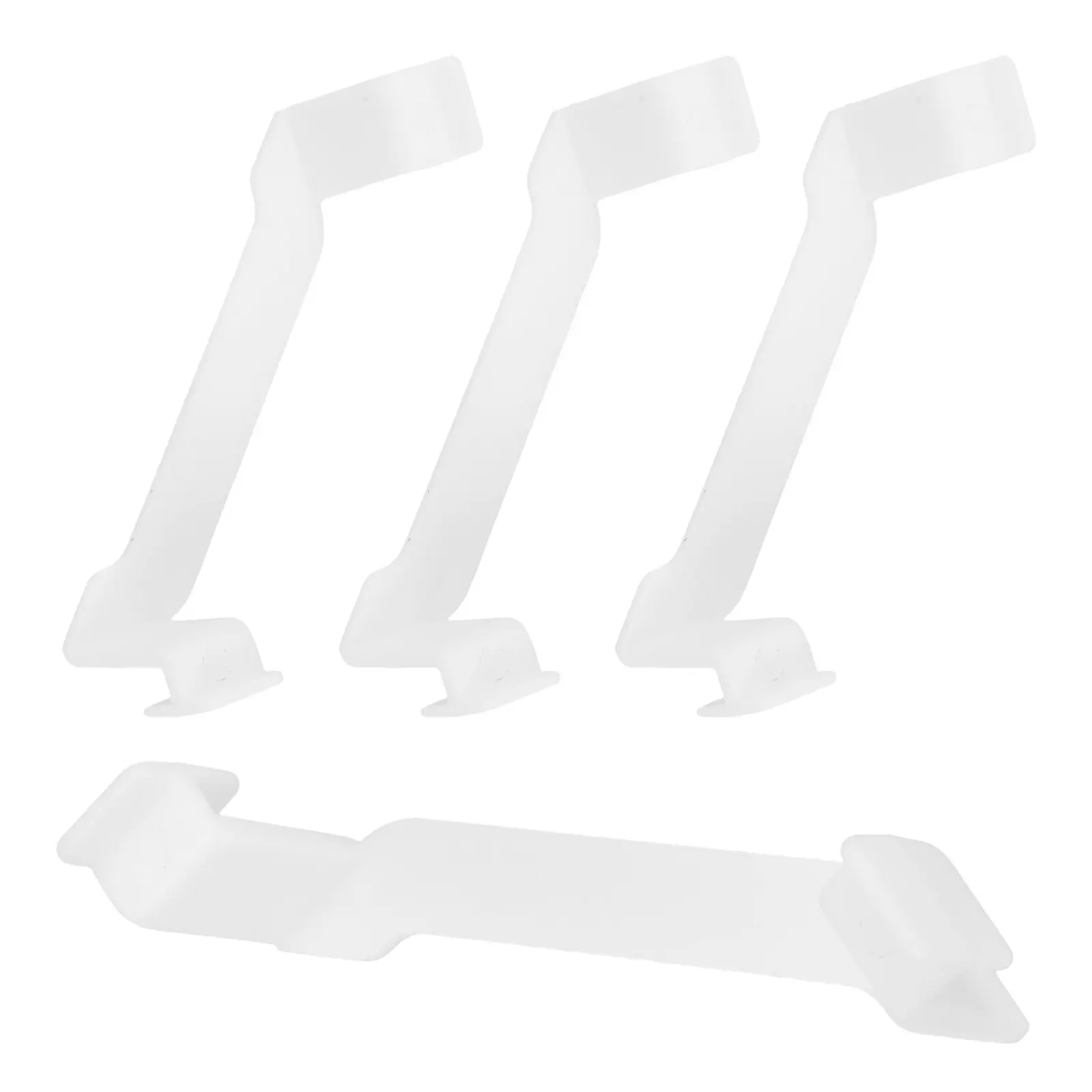4Pcs Plastic Storage Container Stacking Clips Cube Storage Bin Clips for Organizing Home Office Garage Closet Space Saving