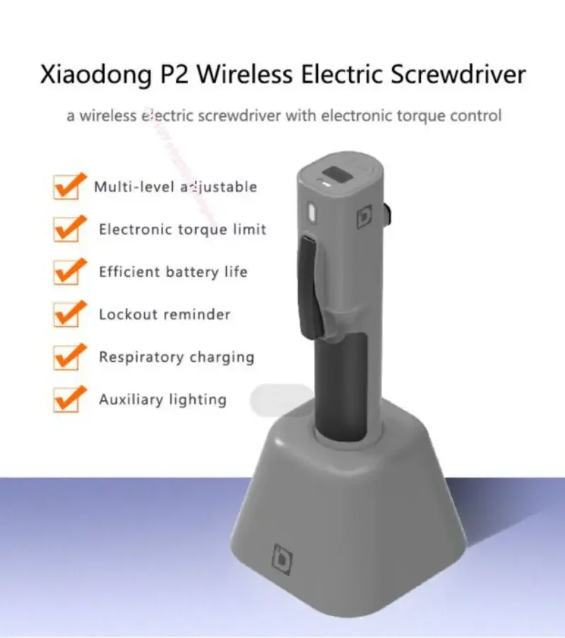 

Xiaodong P2 Electric Screwdriver Professional Disassembly Tool for IPhone Android Huawei Phones Tablets Repair Opening Tools