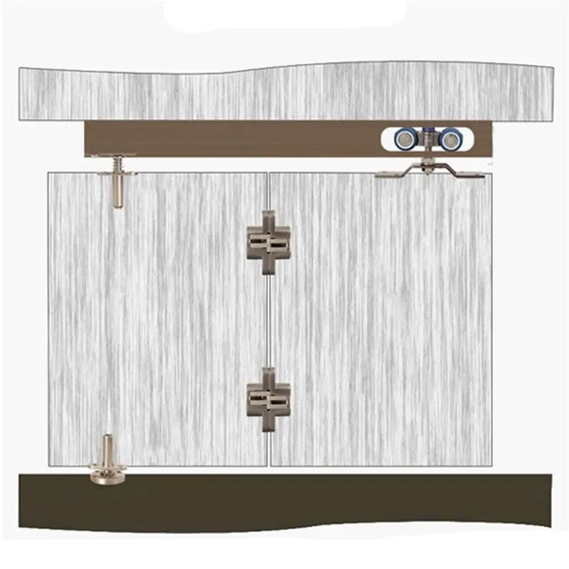 4X Bifold Door Hardware Wooden Sliding Door Pulley Furniture Hardware Wheel Barn Door Roller-AT36 view 2