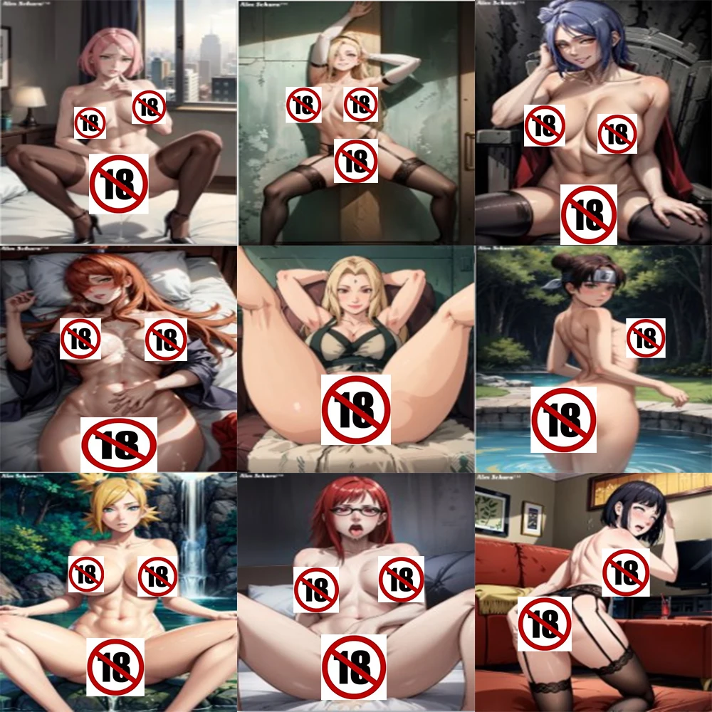 

9PCS/Set Anime Naruto Cards Collection Nude Card Sakura Hinata Ino Tsunade Konan ACG TCG Sexy Girl Display Birthday Toy Gifts