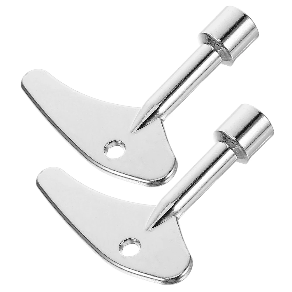 

2Pcs Elevator Triangle Key Universal Lift Door Lock Spanner Emergency Tool Durable Metal Elevator Accessories Door Keys