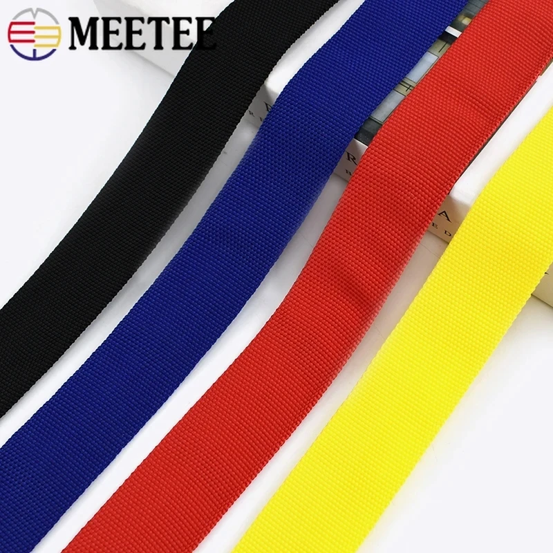 5/10/20M 30mm Hollow Nylon Webbing Tapes Double-layer Tubular Ribbon Bias Binding Clothes Decor Band DIY Sewing Accessories