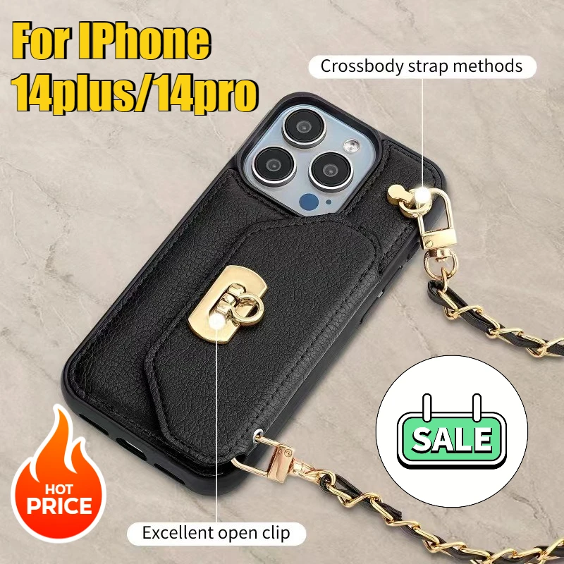 

Для IPhone 14plus/14pro для женщин, сумки на ремне, чехлы для телефонов, держатели для карт и кожаные чехлы для телефонов, подходят