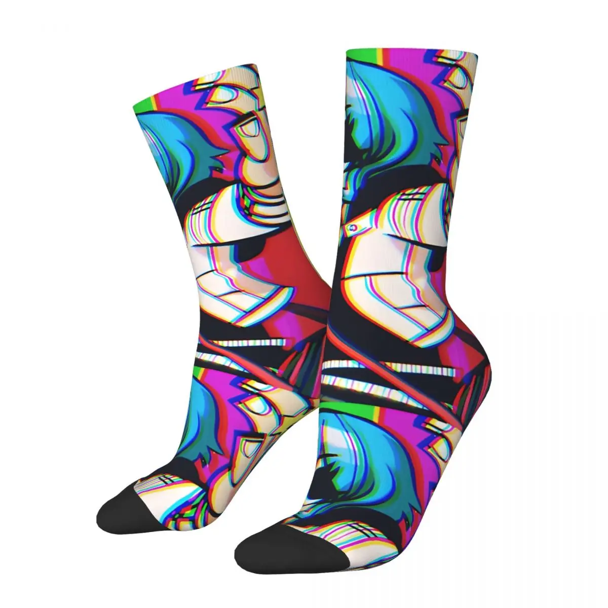 Hip Hop Retro Stunning Crazy Men's compression Socks Unisex Scott Pilgrim And Ramona Harajuku Pattern Printed Funny Novelty