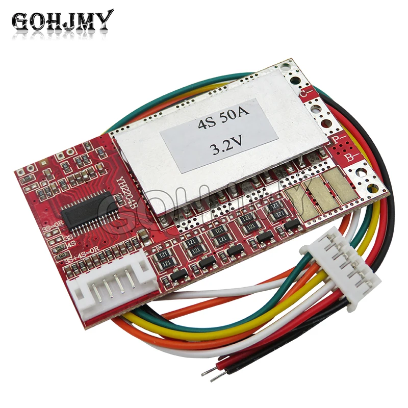 3S 4S 5S 50A BMS Board/ 55A 3.7V Lithium battery protection board/3.2V iron phosphate/LiFePO4 battery BMS board with Balance